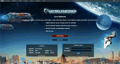 Desktop Screenshot of lyra.astroempires.com