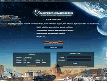 Tablet Screenshot of lyra.astroempires.com