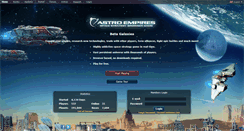 Desktop Screenshot of beta.astroempires.com