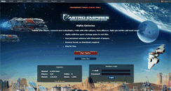 Desktop Screenshot of development.astroempires.com