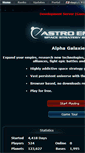 Mobile Screenshot of development.astroempires.com