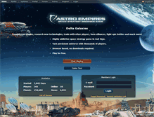 Tablet Screenshot of delta.astroempires.com