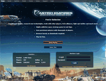 Tablet Screenshot of fenix.astroempires.com
